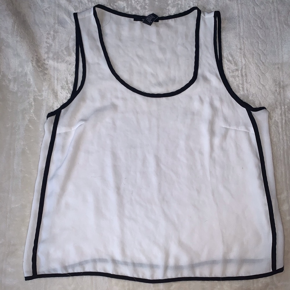 Sheer tank top